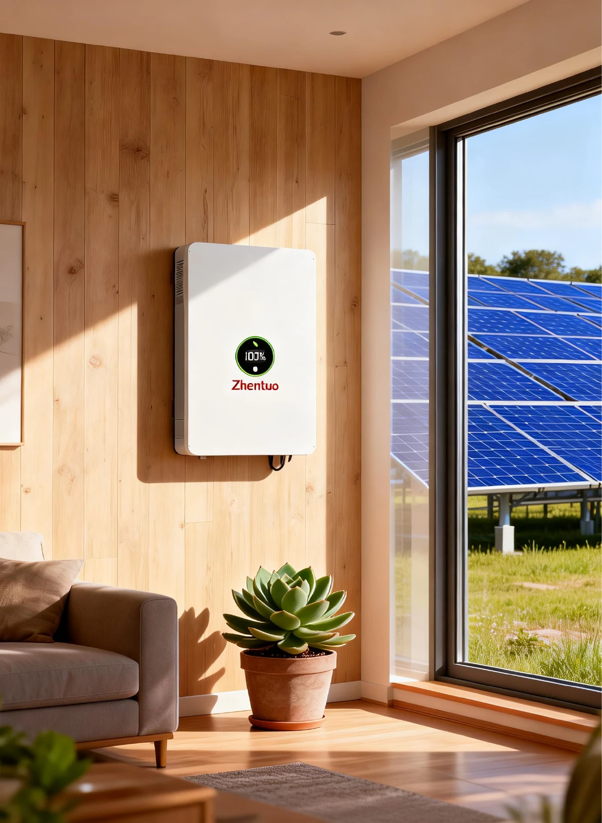 Wall-Mounted LiFePO4 Battery