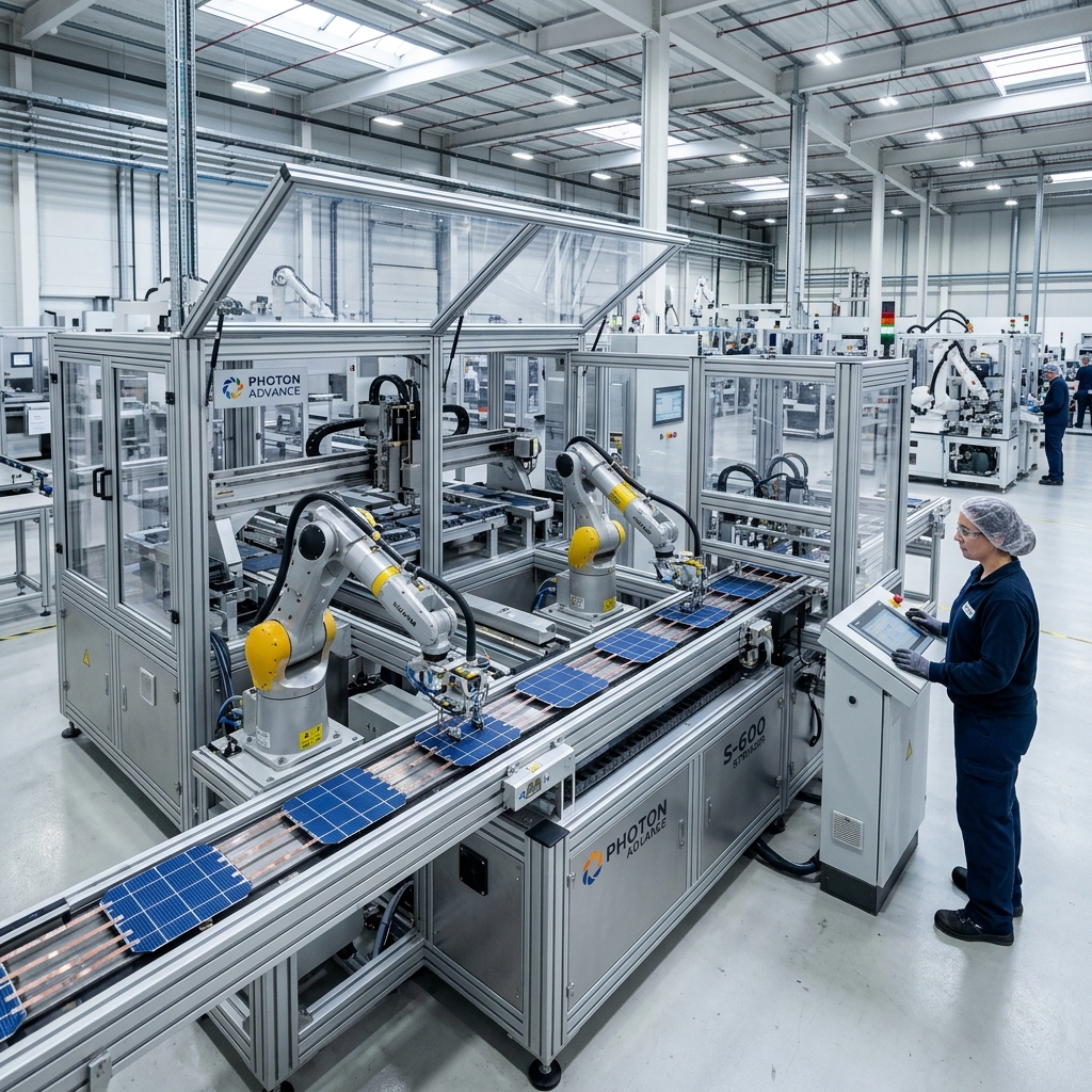 Automatic Solar Cell Stringer Machine 2